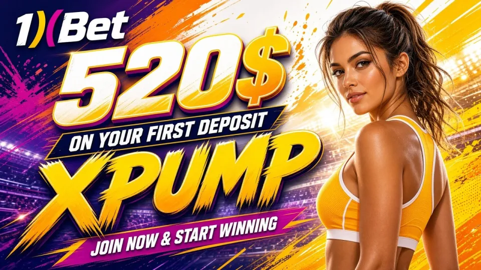 Promo Code 1xBet XPUMP unlocks a welcome bonus on your first deposit when entered at sign-up